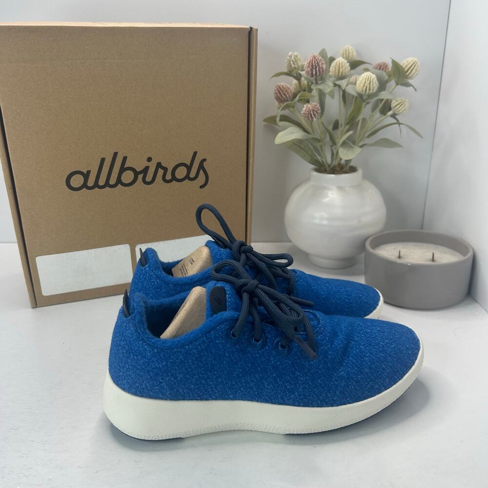 Allbirds Women's Blue Wool Runners Sneakers